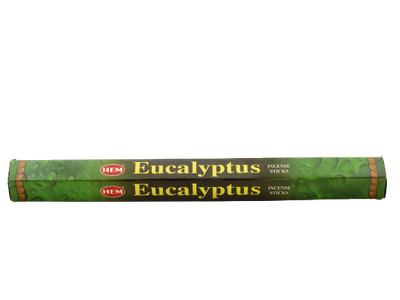 Encens Eucalyptus 20 bâtonnets encens parfum frais camphré ambiance dynamisante intérieur