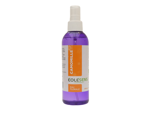 Eau florale de Camomille Bio 200 ml Éolésens Eau florale de Camomille Bio Éolésens 200 ml issue de l'Agriculture Biologique