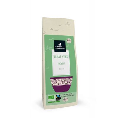 the vert tchai bio 100 g camellia sinensis cannelle gingembre cardamome infusion epicee chaude