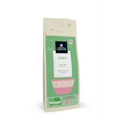 the vert jasmin bio 100 g camellia sinensis jasminum infusion florale douce traditionnelle