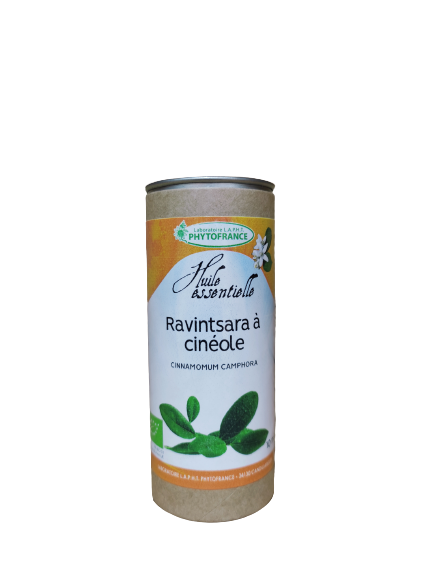 huile essentielle ravintsara bio 10 ml cinnamomum camphora feuille madagascar