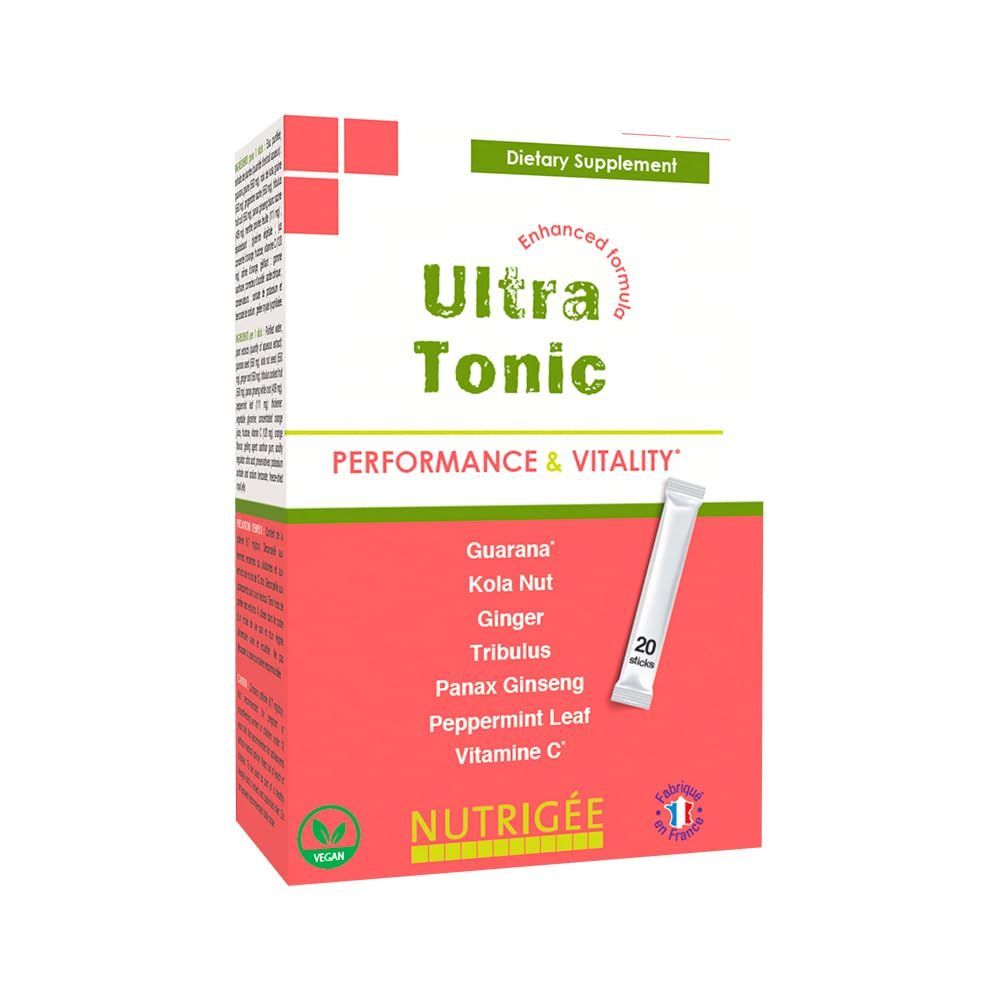 Ultra Tonic 10 sticks Nutrigée sticks vitalité guarana tribulus ginseng