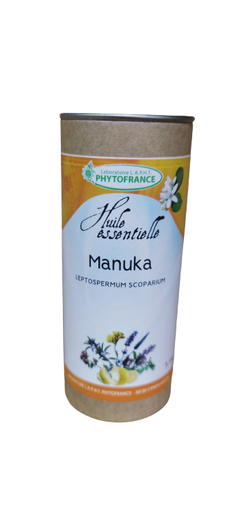 manuka 5 ml leptospermum scoparium huile essentielle nouvelle zelande distillation rameaux