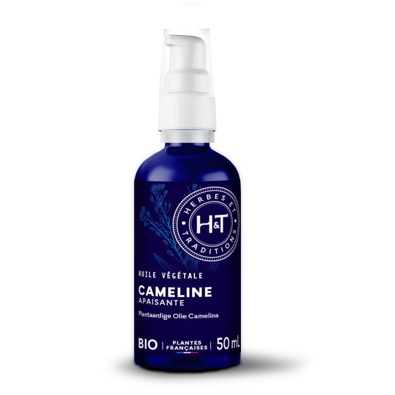 Huile de Cameline Bio 50 ml huile cameline bio Camelina sativa oméga 3 soin peau sensible naturelle 50 ml