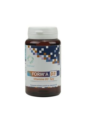 Form'A D3 90 gélules Form A D3 90 gélules ortie piquante Urtica dioica vitamine D3 cholécalciférol Distriform Herboristerie Cousin-Wiame Wattrelos