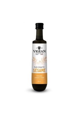 Huile de Sésame 1 L Bio huile vierge bio sesame Vigean 1 litre premiere pression froid vegan raw food