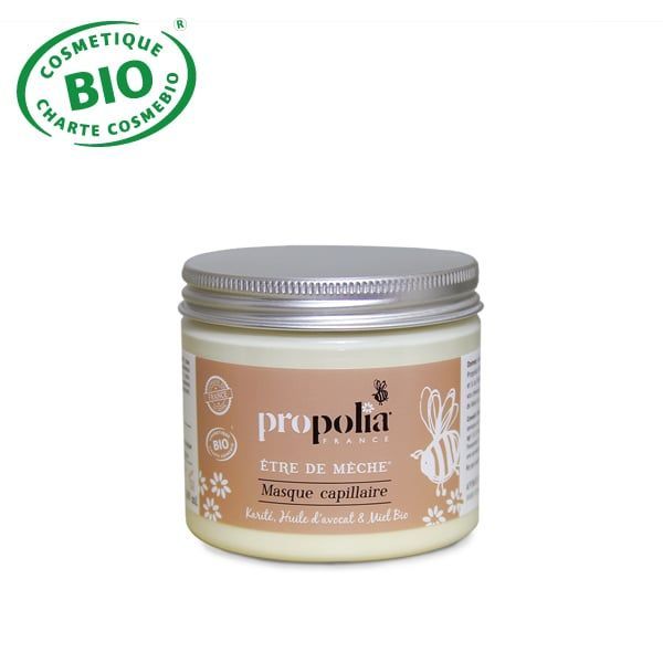 Masque capillaire Propolia (200 ml) masque karite miel avocat propolia 200 ml soin capillaire bio cheveux secs nourrissant