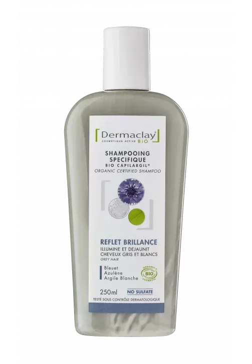 shampooing reflet brillance bio 250 ml cheveux éclat naturel sans sulfate