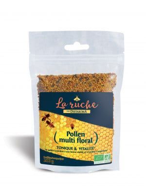 pollen multifloral bio 200g pelotes abeilles superaliment herboristerie cousin wiame wattrelos