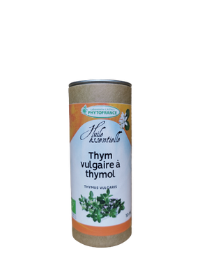 Thym vulgaire à thymol 10 ml Bio huile essentielle thym vulgaire a thymol bio 10 ml herberie cousin wiame