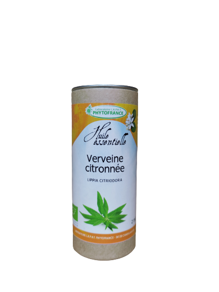 huile essentielle verveine citronnee bio 2 ml lippia citriodora herberie cousin wiame