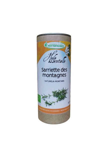 Sarriette des montagnes 10 ml Bio huile essentielle sarriette des montagnes bio satureja montana 10 ml herberie cousin wiame