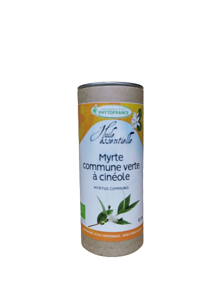 myrte verte à cinéole 5 ml bio huile essentielle myrtus communis cinéole Corse