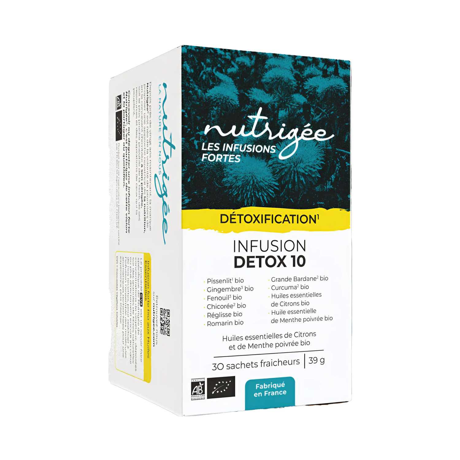infusion detox bio 30 sachets pissenlit chicoree gingembre fenouil infusion plantes bio