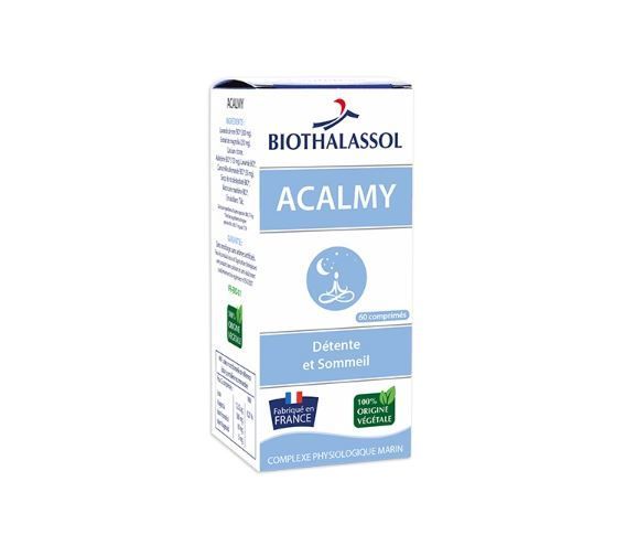 acalmy 60 comprimes lavande de mer magnolia aubepine camomille complement alimentaire herboristerie cousin wiame wattrelos.
