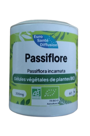 Passiflore 60 gélules passiflore gelules bio 60 passiflora incarnata complement vegetal poudre micronisee