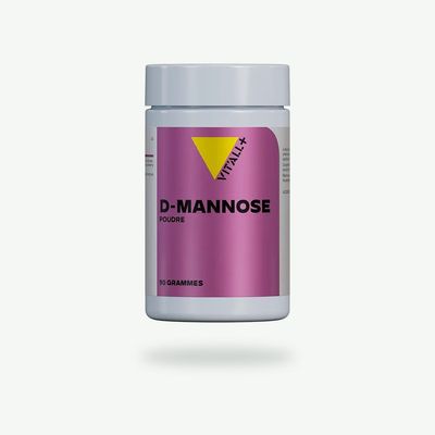 D-Mannose en poudre – 90 g D-Mannose Vit’All+ – D-mannose en poudre issu de fécule de maïs non génétiquement modifiée – 90 g