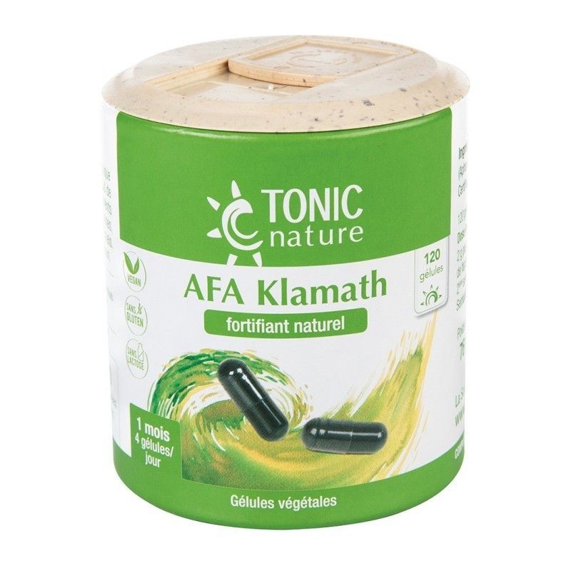 Klamath 120 gélules Klamath 120 gélules algue bleu vert AFA bio du lac Upper Klamath complément alimentaire