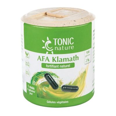 Klamath 120 gélules Klamath 120 gélules algue bleu vert AFA bio du lac Upper Klamath complément alimentaire