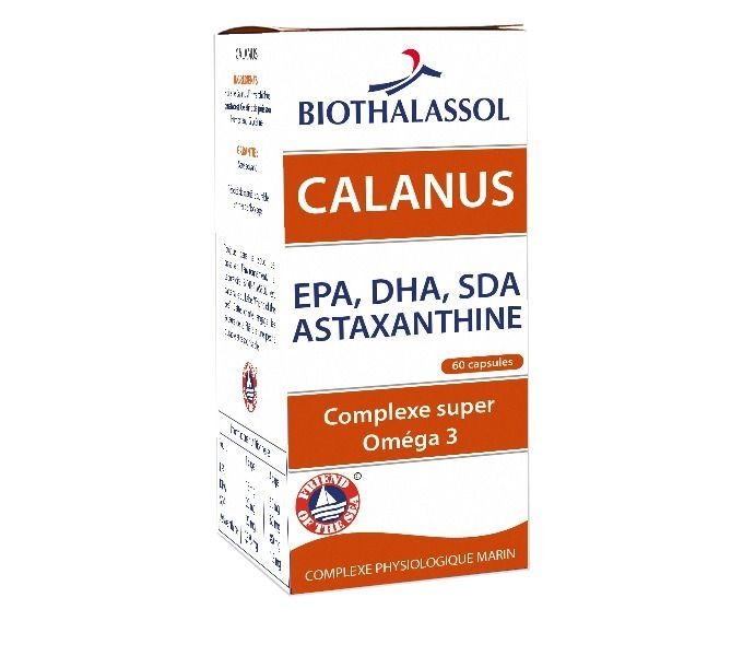 Calanus 60 Capsules calanus 60 capsules omega 3 zooplancton norvege astaxanthine complement alimentaire herboristerie cousin wiame wattrelos.