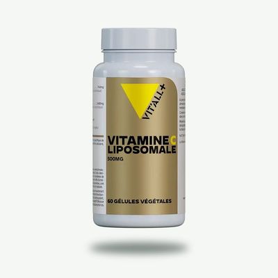 Vitamine C Liposomale 500 mg – 60 gélules Vitamine C Liposomale 500 mg Vit’All+ avec 240 mg de phospholipides de tournesol par gélule – 60 gélules.