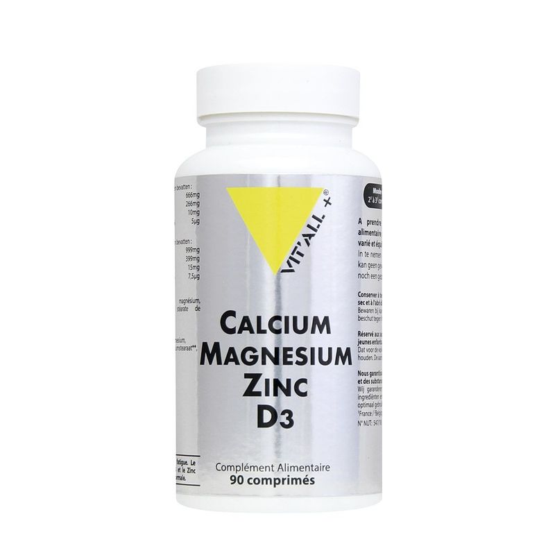 calcium magnesium zinc d3 90 comprimes bisglycinate