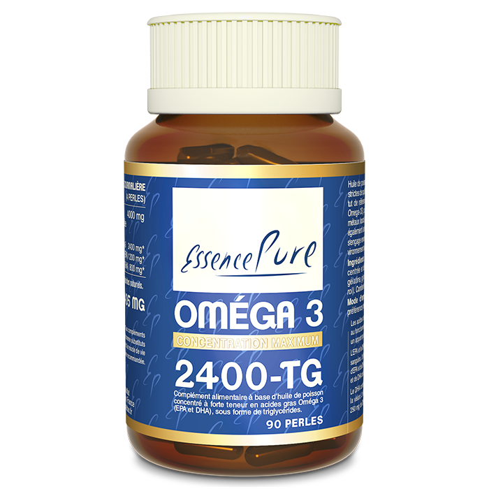 Oméga-3 90 perles Oméga-3 EssencePure 90 perles – huile de poisson concentrée riche en EPA et DHA