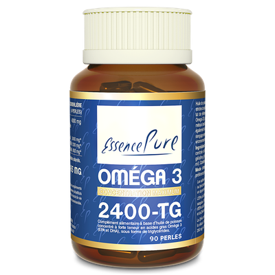 Oméga-3 90 perles Oméga-3 EssencePure 90 perles – huile de poisson concentrée riche en EPA et DHA