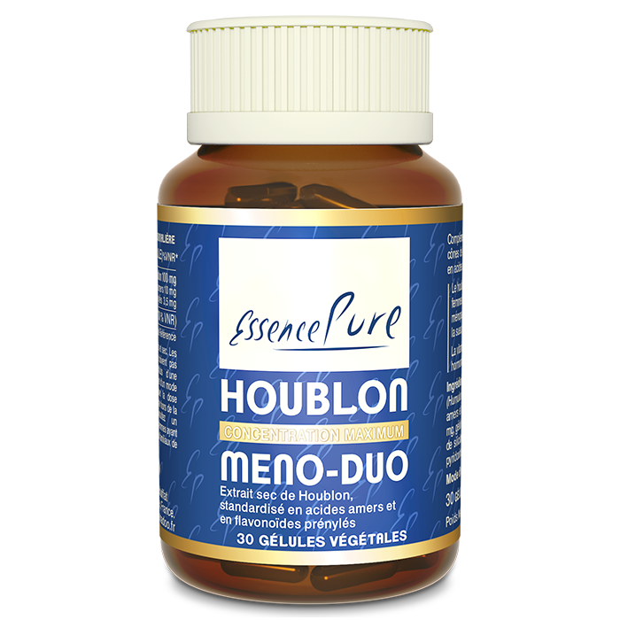Houblon Meno Duo 30 gélules – extrait de houblon standardisé pour la ménopause