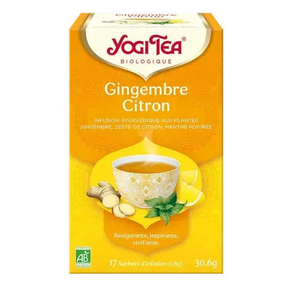 Gingembre Citron bio Yogi Tea