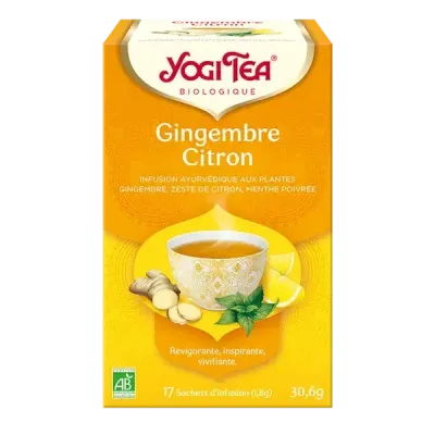 Gingembre Citron bio Yogi Tea Gingembre Citron bio Yogi Tea