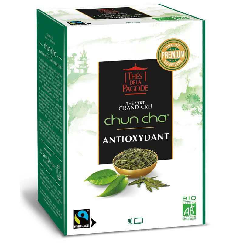 Chun Cha bio 180 g Chun Cha Antioxydant Pagode 90 sachets