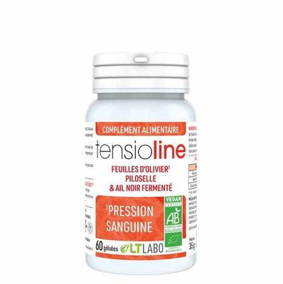 Tensioline 60 gelules olivier piloselle ail noir complement alimentaire bio tension plantes naturelles