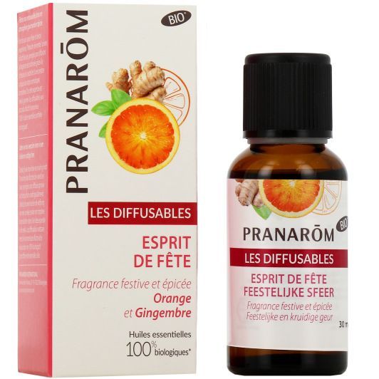 esprit de fete pranarom synergie huiles essentielles bio diffusion herberie cousin wiame
