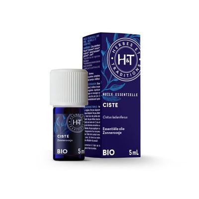 huile essentielle ciste bio Cistus ladaniferus Herbes et Traditions 5 ml aromathérapie naturelle résineuse