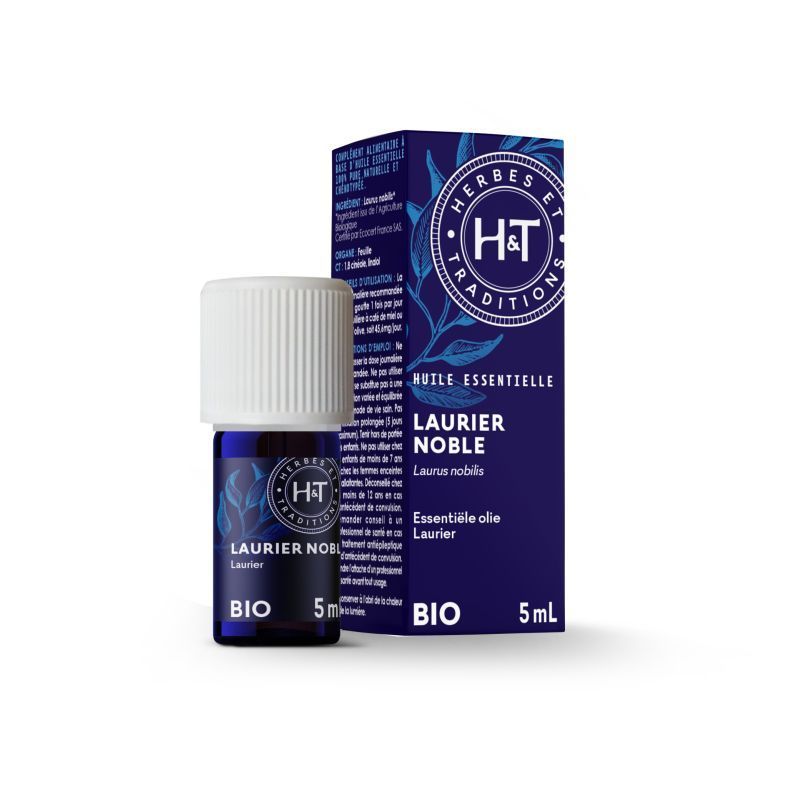 Laurier Noble Bio 5 ml huile essentielle laurier noble bio laurus nobilis diffusion bien etre naturel 5 ml