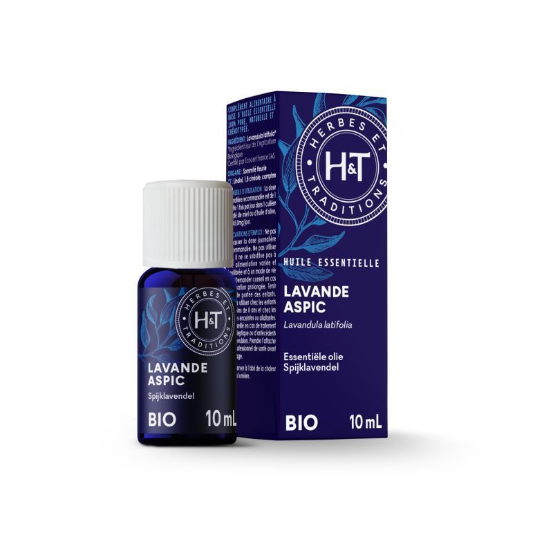 huile essentielle lavande aspic bio lavandula latifolia soin peau diffusion naturel 10 ml