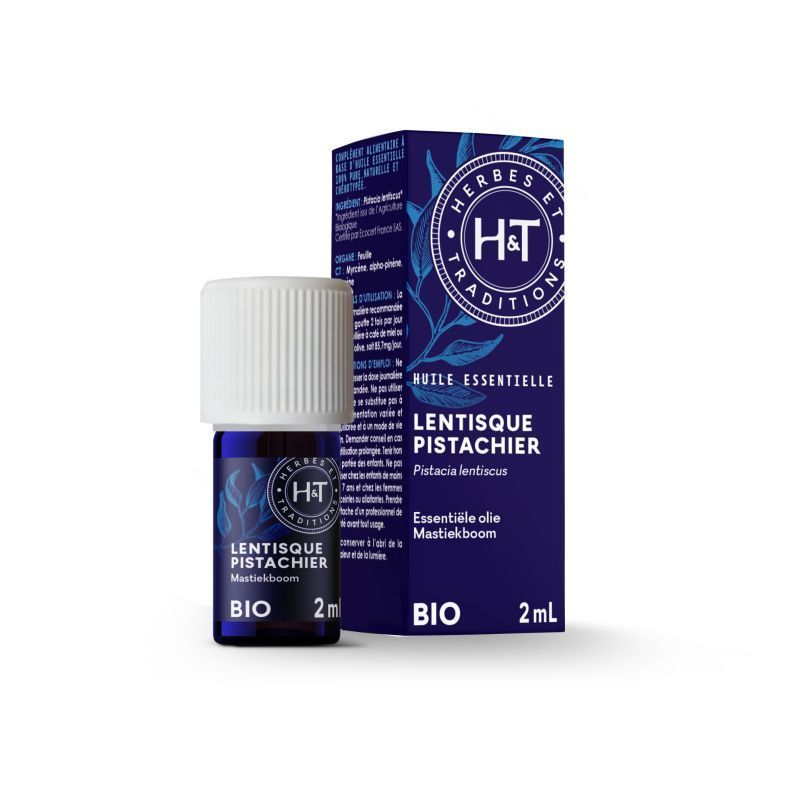 Lentisque Pistachier Bio 2 ml huile essentielle lentisque pistachier bio pistacia lentiscus circulation jambes lourdes naturel 2 ml