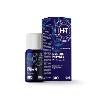 Menthe Poivrée Bio 10 ml huile essentielle menthe poivree bio mentha piperita effet frais tonique naturel 10 ml