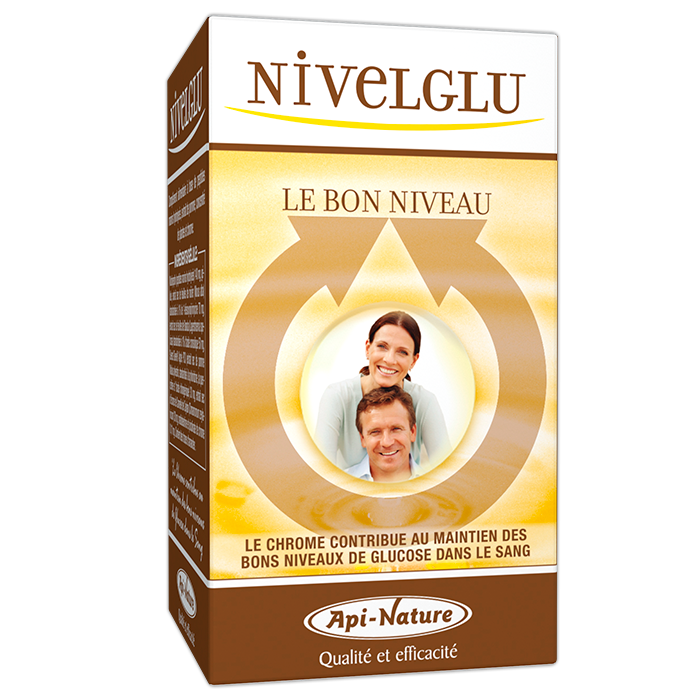 NivelGlu 60 gélules | Api-Nature NivelGlu Api-Nature 60 gélules à base de mûrier blanc, banaba et cannelle de Ceylan disponible à l'Herboristerie Cousin-Wiame