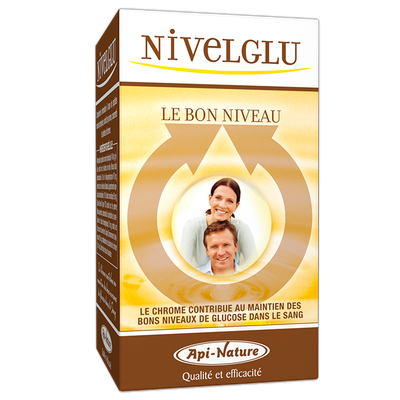 NivelGlu Api-Nature 60 gélules à base de mûrier blanc, banaba et cannelle de Ceylan disponible à l'Herboristerie Cousin-Wiame