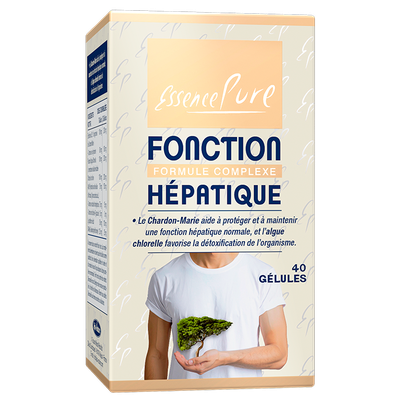 Fonction Hépatique 40 gélules (NivelHepa) | Api-Nature Fonction Hépatique Api-Nature 40 gélules à base de chardon-Marie, artichaut, chlorella disponible à l'Herboristerie