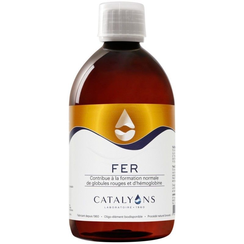 fer catalyons 500 ml citrate ferreux liquide oligo element biodisponible fatigue
