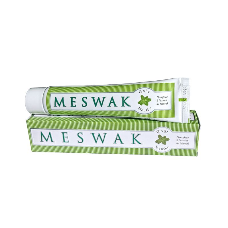 dentifrice meswak menthe 100 g salvadora persica sans fluor hygiène buccale naturelle fraîcheur menthe dents gencives