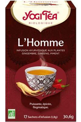 L'homme bio Yogi Tea L'homme Yogi Tea