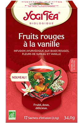 Fruits Rouges à la Vanille bio Yogi Tea Fruits Rouge Vanille Yogi Tea