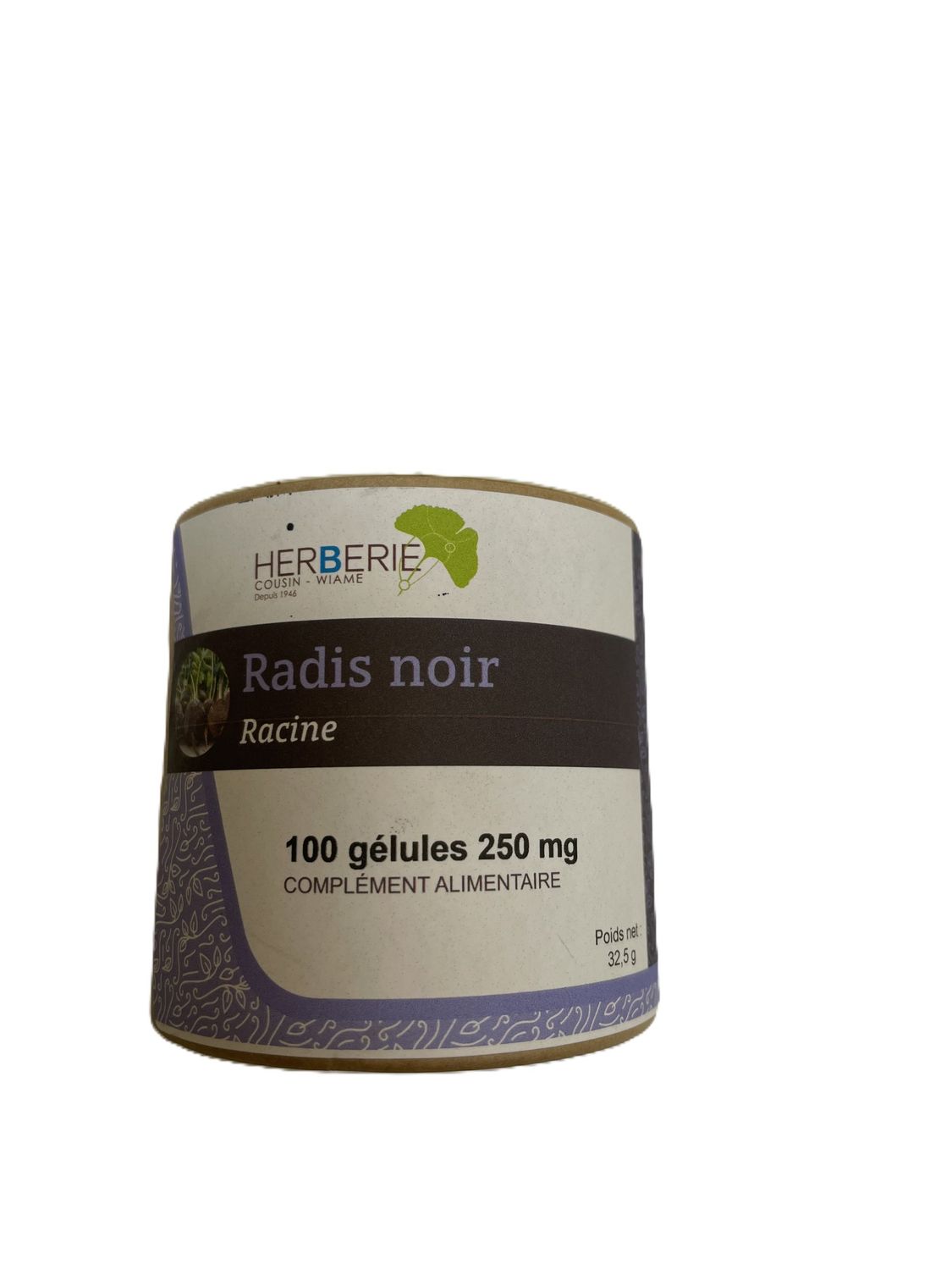 radis noir 100 gelules raphanus sativus niger digestion foie plante naturelle complement
