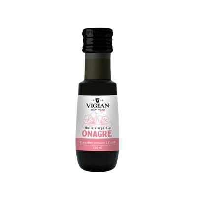 Onagre bio 100 ml huile vierge bio onagre Vigean 100 ml premiere pression froid vegan raw food