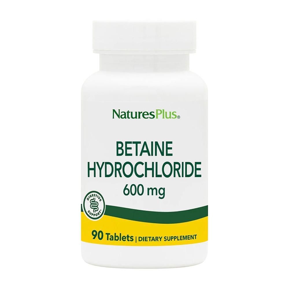 bétaïne hydrochloride 90 comprimés naturesplus enzymes digestives pepsine bromélaïne papaïne complément digestion
