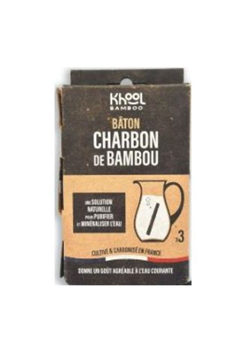 charbon de bambou 3 batons filtration eau robinet naturel bambou france carafe filtre écologique eau